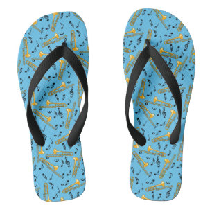 Posaunenmusik Notenmuster Flip Flops