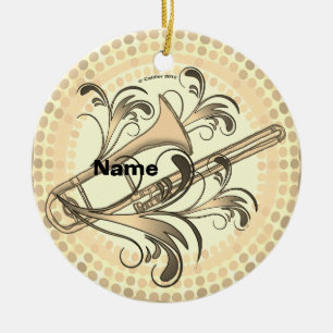 Posaunenrhythmus keramik ornament
