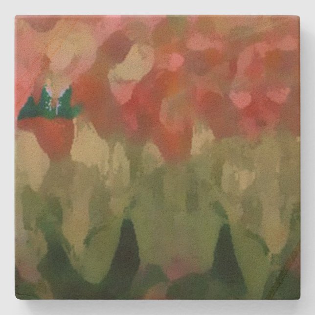 Posavaso Green Steinuntersetzer (Vorderseite)