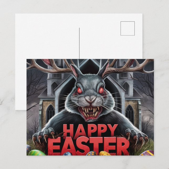 Poscards Happy Easter 03 Postkarte (Vorne/Hinten)