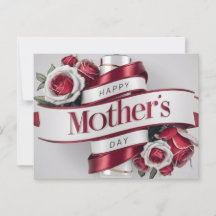 Poscards Mother's Day Fleur 06