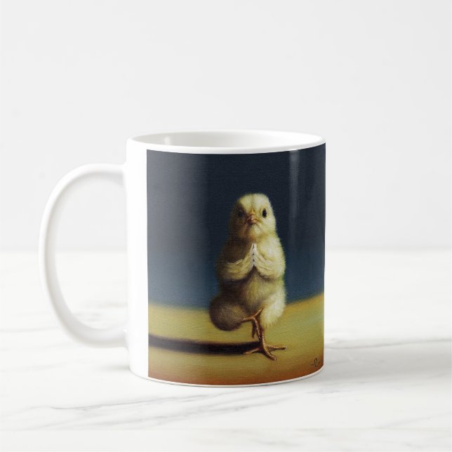 Pose de poussin de Yoga - Mug (Gauche)