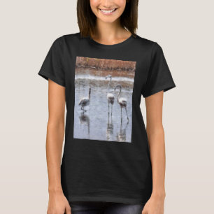 Pose Flamingo Wasserfarbe 1 T-Shirt