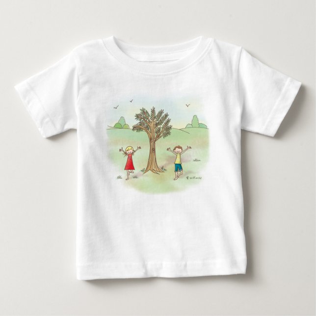 Pose Kleinkind Langschläfer Shirt (Vorderseite)