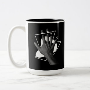 Pose Minimalistisch Zweifarbige Tasse