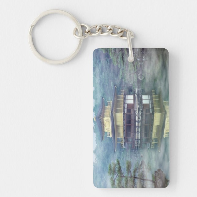 Pose sur le Pavillon d'Or au temple Kinkakuji - (Devant)