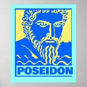 Poséidon coloré Impression