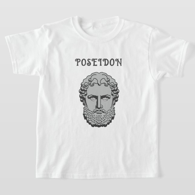 Poséidon, Dieu de la mer, T-shirt (Poser)