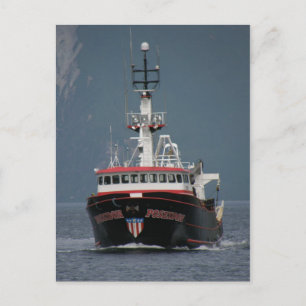 Poseidon, Fischereischlepper im niederländischen H Postkarte