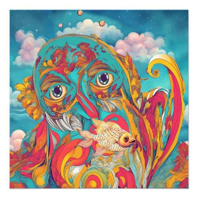 Poseidon Fotodruck (Vorne)