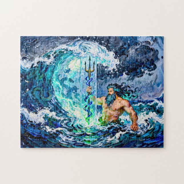 Poseidon Gott des Meeres (Horizontal)