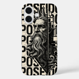 Poseidon Grieche-Telefonabdeckung iPhone 16 Hülle
