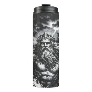 Poseidon — Herr der Tiefe von BurnsInHell Thermosbecher