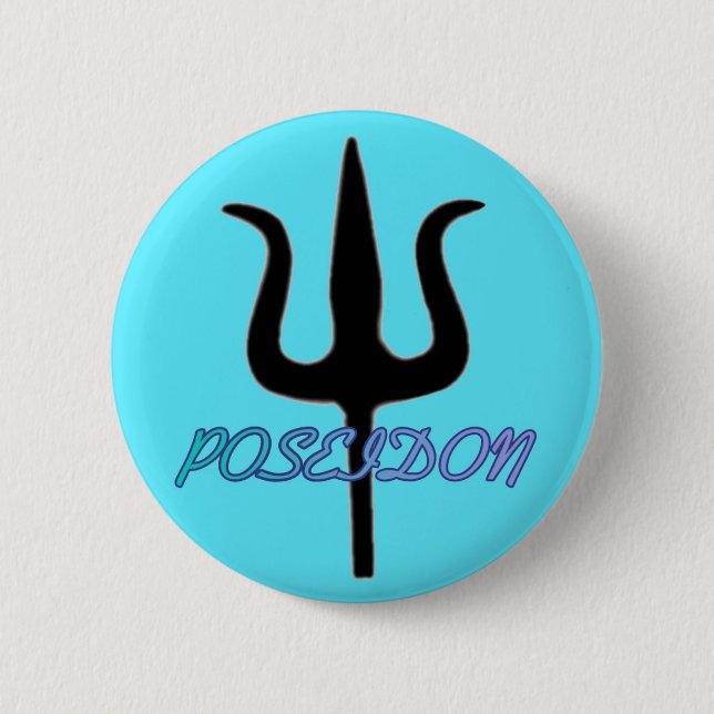 Poseidon Knopf Button (Vorderseite)