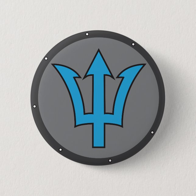 Poseidon Knopf Button (Vorderseite)
