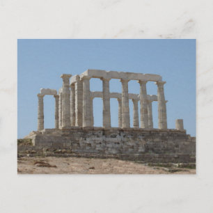 Poseidon-Tempel am Kap Sounion Postkarte