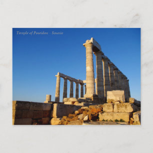 Poseidon-Tempel - Sounio Postkarte