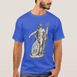 Poseidon Trident Griechische Gott Mythologie T-Shirt