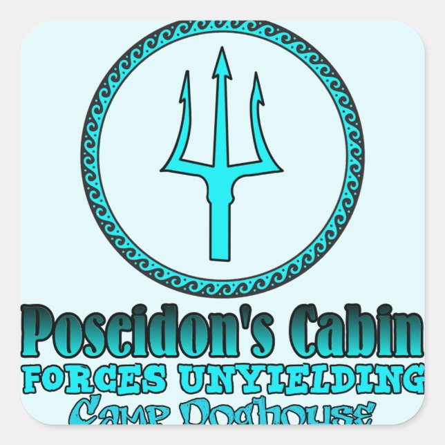 Poseidon's Cabin Sticker (Vorderseite)