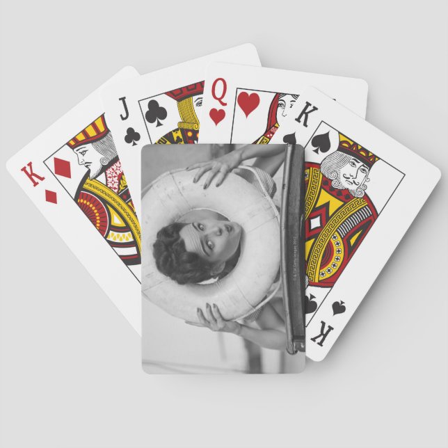 Posen 3 spielkarten (Rückseite)
