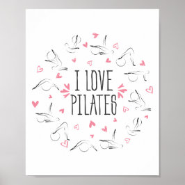 Posen in Form eines Kreises Poster