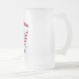 Posen Michigan Polish Mattglas Bierglas