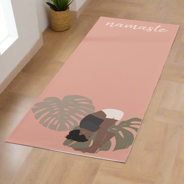Posen Namaste Yogi Nature Yogamatte (Von Creator hochgeladen)
