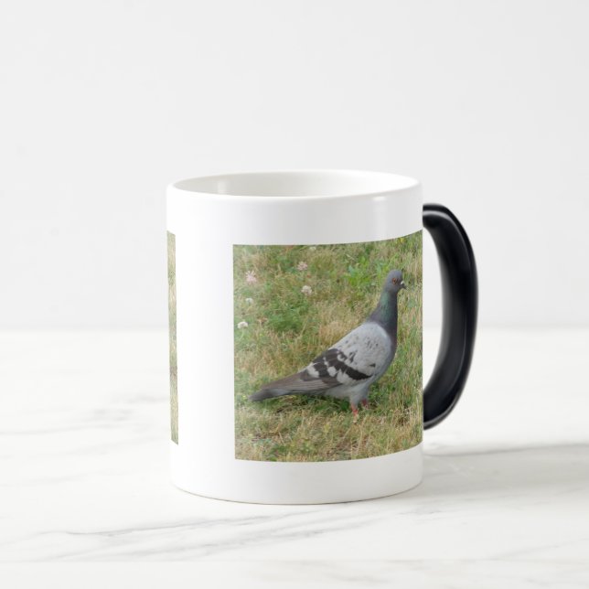 Poser Pigeon Morpher Mug (Devant droit)