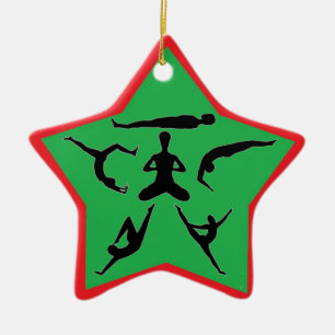 Poses de Yoga - Ornements de Noël