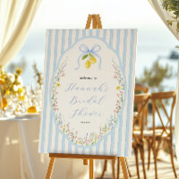 Posey Wildflower Blaue Schleife Brautparty Begrüßu