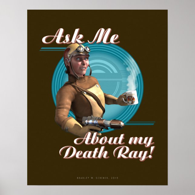 Posez-moi la question de mon poster Death Ray ! (1 (Devant)
