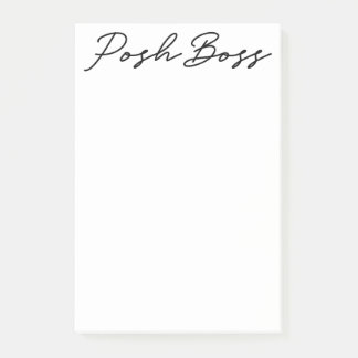 Posh Boss 4x6 Minimalistische Sticknotizen Post-it Klebezettel
