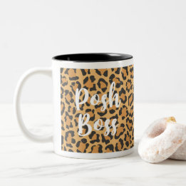 Posh Boss Leopard Imprimé Coffee Mug