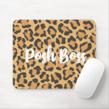 Posh Boss Leopard Mouse Pad