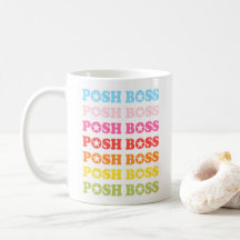 Posh Boss Star Studios Rainbow Coffee Mug