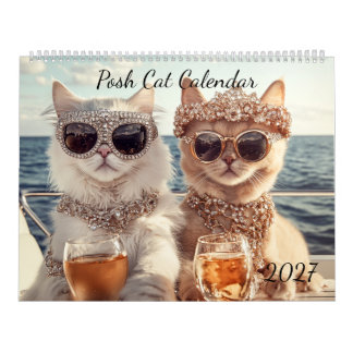 Posh Cat Kalender 2027 Katze