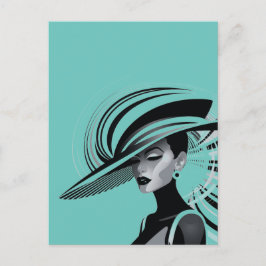 POSH CHIC COLLECTION #1 (AQUAMARINE Postkarte) Postkarte