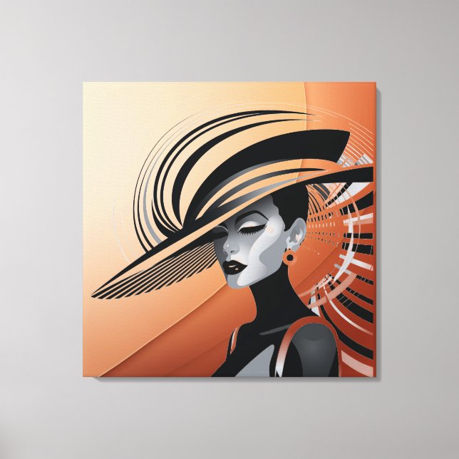 POSH CHIC COLLECTION #1 (BROWN) LEINWANDDRUCK (Vorderseite)