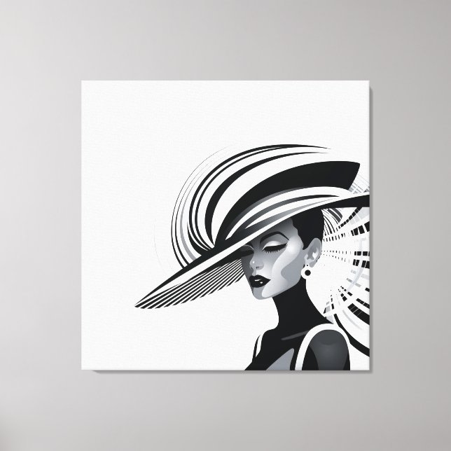 POSH CHIC COLLECTION #1 (WEISS) POSTER LEINWANDDRUCK (Vorderseite)