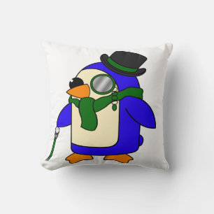 Posh Dark Green Pinguin Kissen