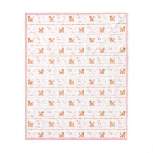 Posh Doodle Dog Liebe Fleece Blanket
