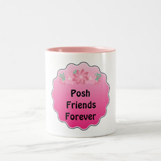 Posh Freund-für immer Tasse, Poshmark, Freunde Zweifarbige Tasse