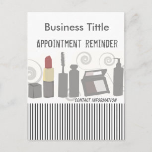 Posh Party-Schönheits-Mode-Make-up u. Einladungspostkarte