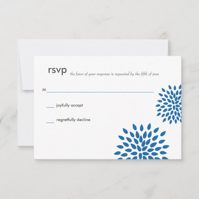 Posh Petals | Cerulean | RSVP (Devant)