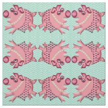 Posh Piggy in Pink auf Lucite Green