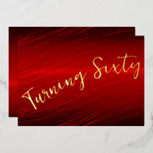 Posh Red Birthday