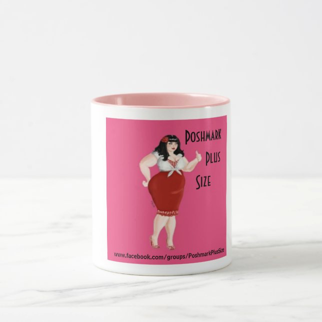 Poshmark plus Größen-Gruppen-Kaffee-Tasse Tasse (Zentrum)
