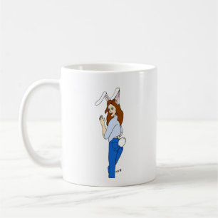 posierend Bunnygirl Kaffeetasse