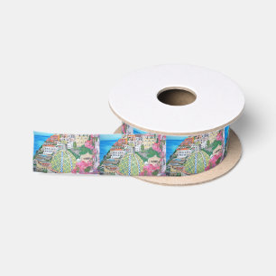 Positano - 1,5" weit Satin-Band, 2 Yard-Spule Satinband