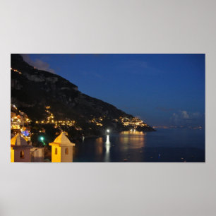 Positano à la nuit - Tours II - Impression photogr